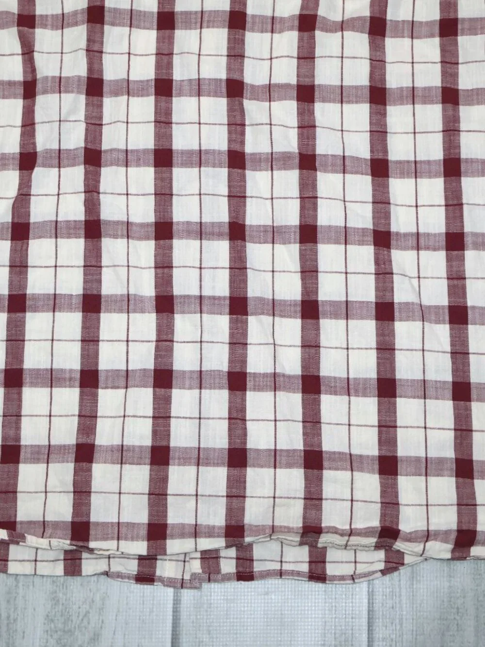 The North Face Button Down Shirt Men's XL Red Plaid Short Sleeve Casual Outdoor
